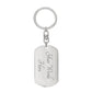 Dog Tag with Swivel Key Chain | To My Husband keychain | Best gift for Husband | Best gift for Anniversary