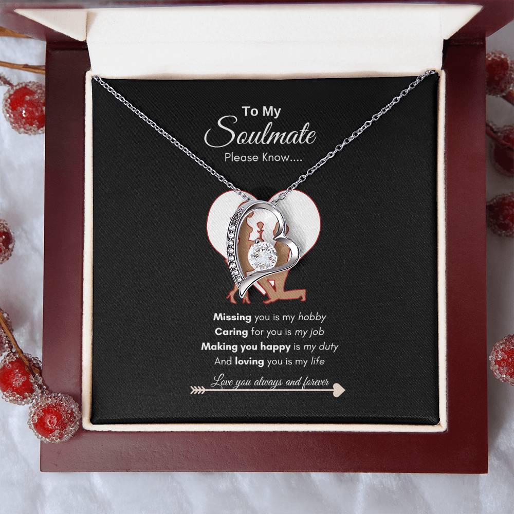 Soulmate for Life Necklace | Best gift for Wife | Forever Love Necklace