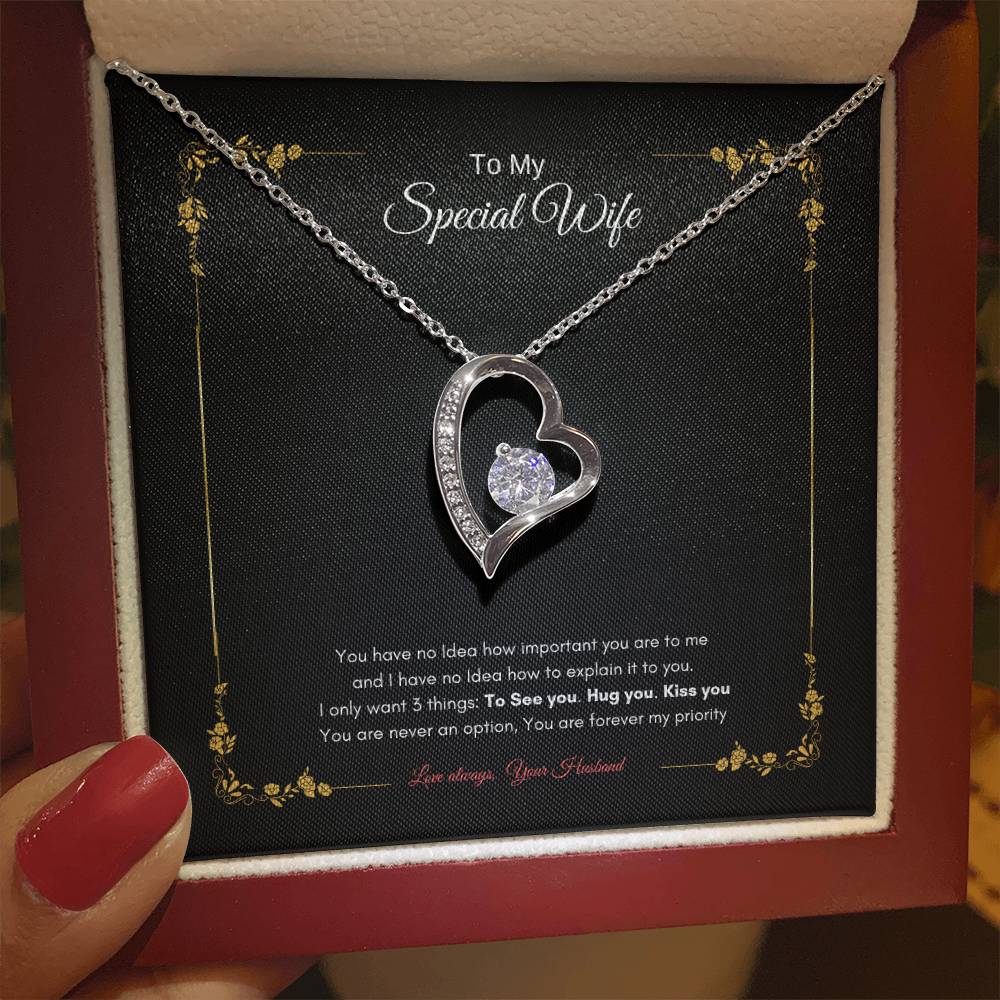 My Special Wife Necklace | Special Love Necklace | Forever Love Necklace