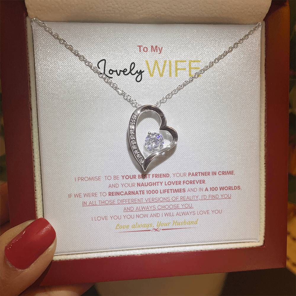 My Lovely wife Necklace | Gift Necklace for Wife | Forever Love Necklace | Best gift for Wife