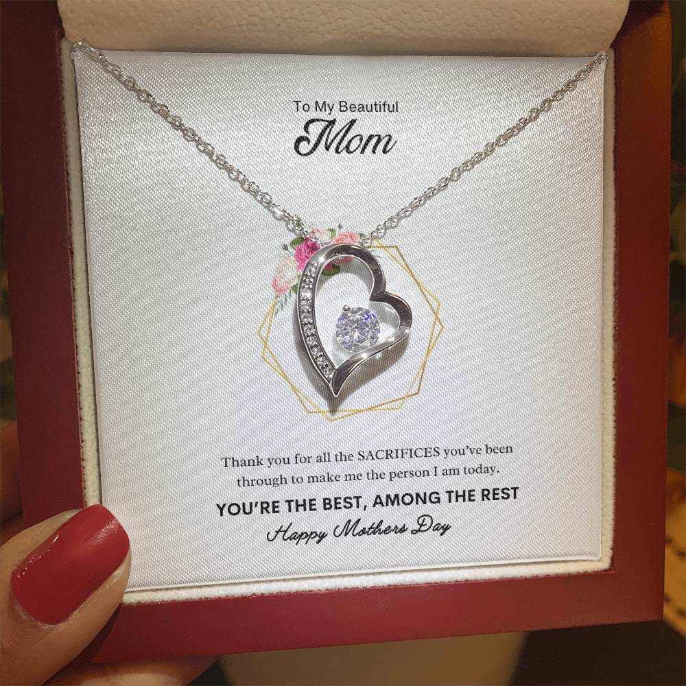 My Beautiful Mom Necklace | Best Gift for Mothers Day | Best gift from Daughter | Best gift from Son | Best Jewelry Gift for Mom | Best Gift for Mom