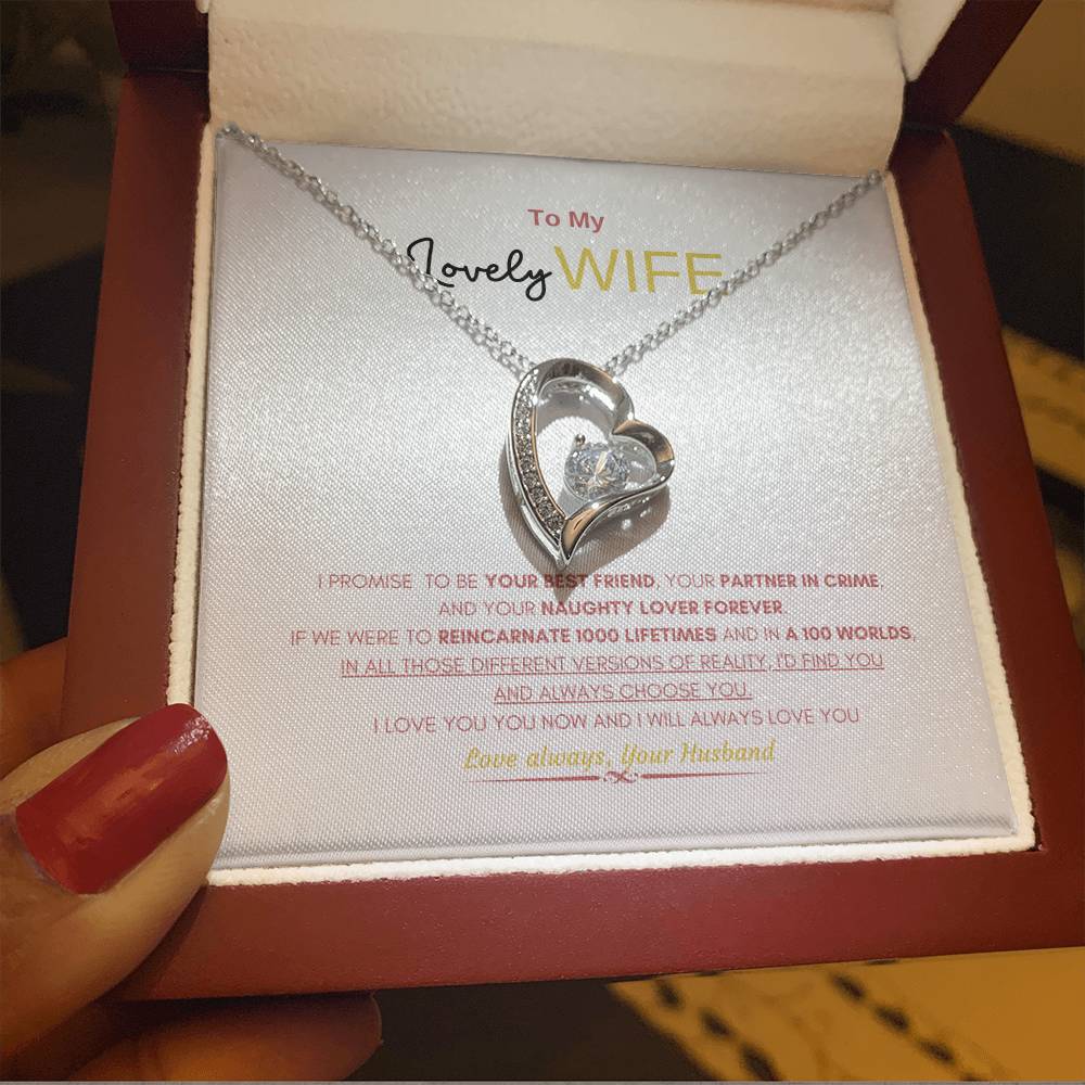 My Lovely wife Necklace | Gift Necklace for Wife | Forever Love Necklace | Best gift for Wife