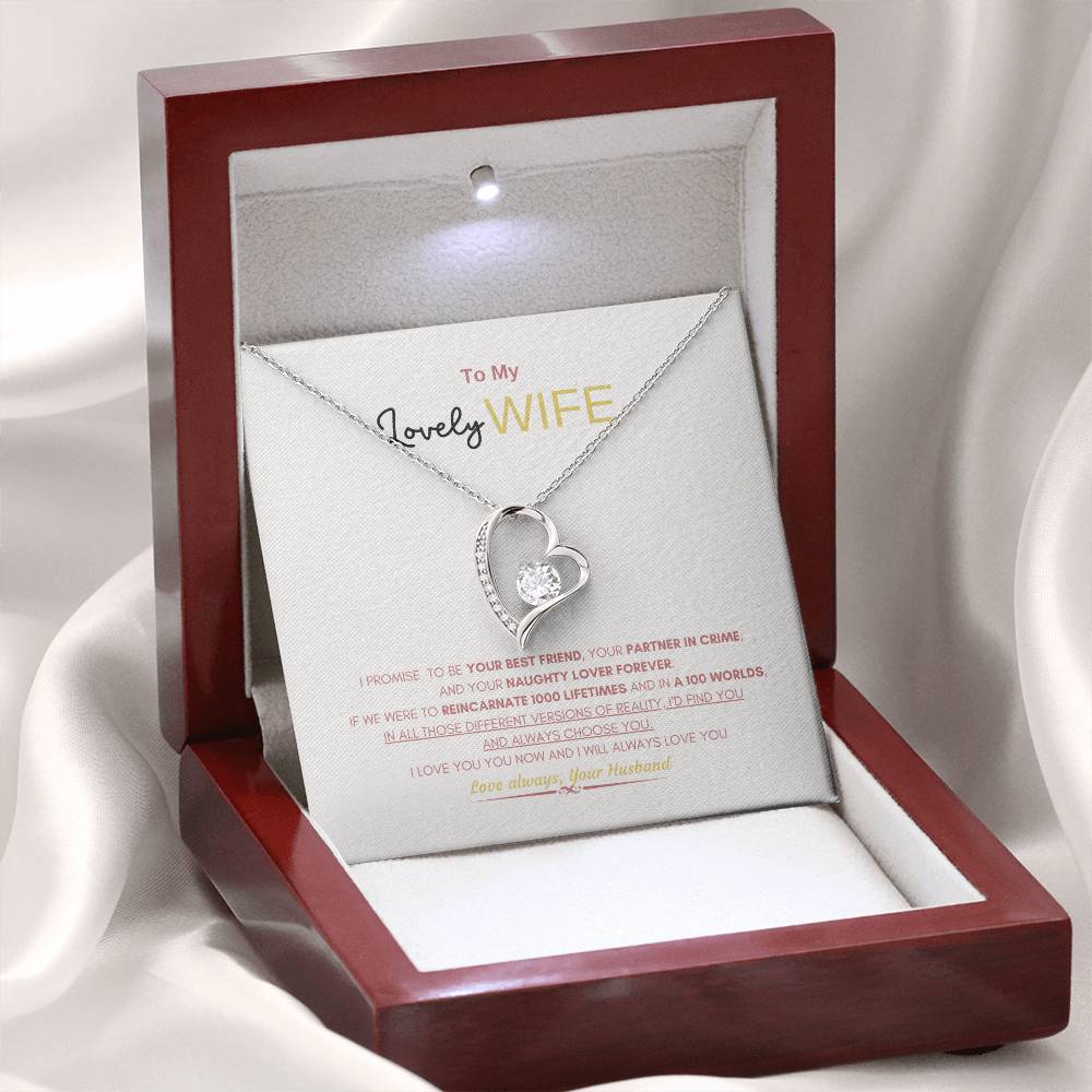 My Lovely wife Necklace | Gift Necklace for Wife | Forever Love Necklace | Best gift for Wife