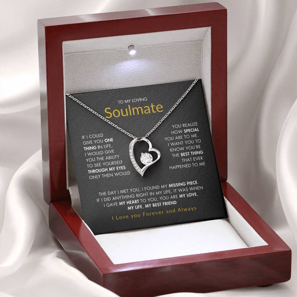 To My Loving Soulmate |  Best gift for Soulmate | Best Gift for Wife | Best gift for Spouse | Best Gift for wedding anniversary | Forever Love Necklace 😍👩‍❤️‍💋‍👨