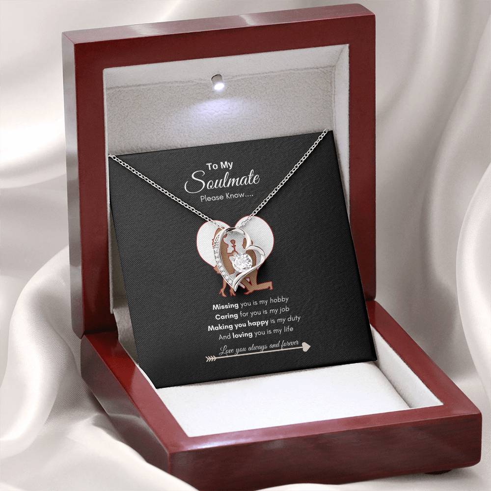 Soulmate for Life Necklace | Best gift for Wife | Forever Love Necklace