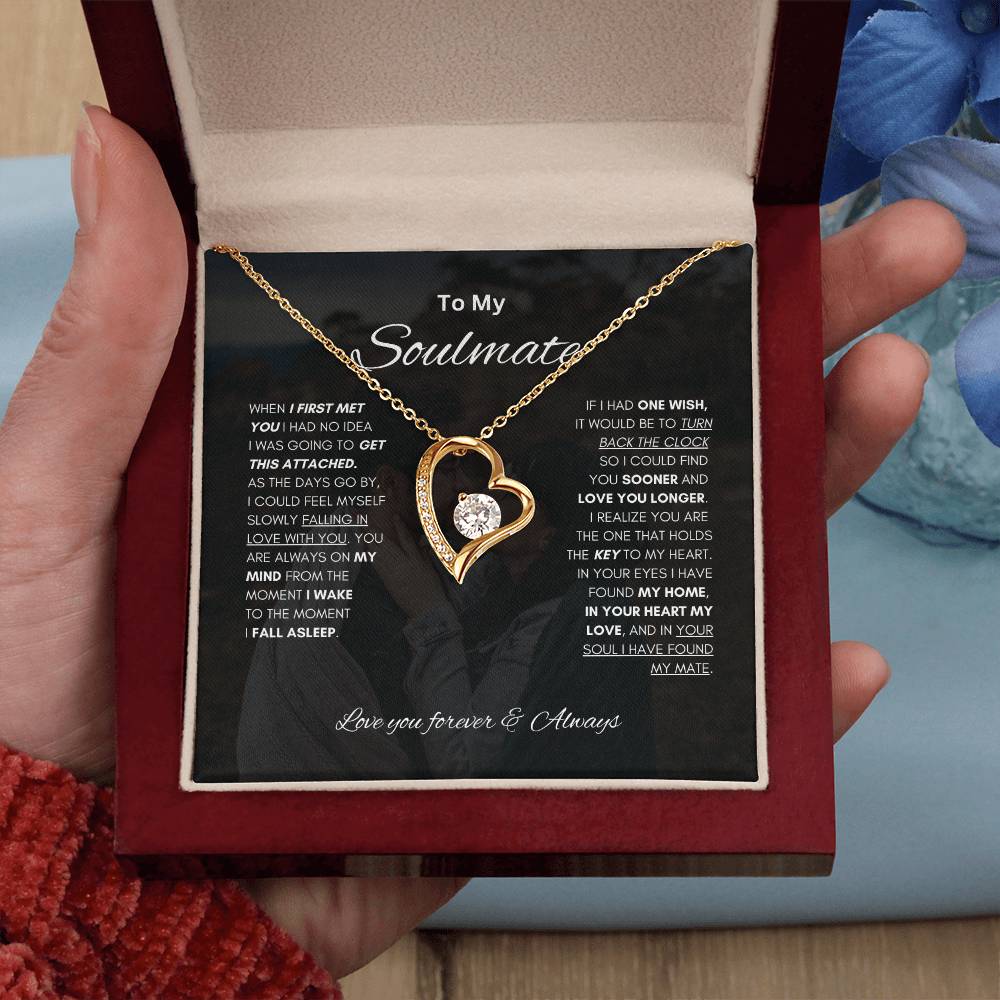 Soulmate Necklace | Gift for Soulmate| Forever Love Necklace