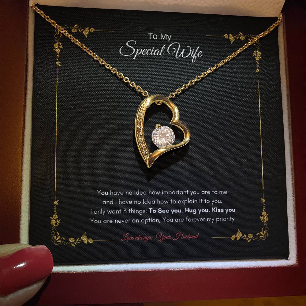 My Special Wife Necklace | Special Love Necklace | Forever Love Necklace