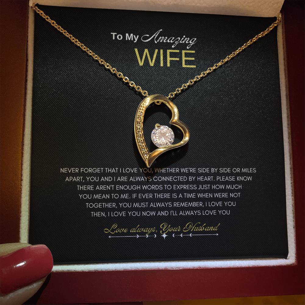 Amazing Wife Forever Love Necklace | Forever Love Necklace |