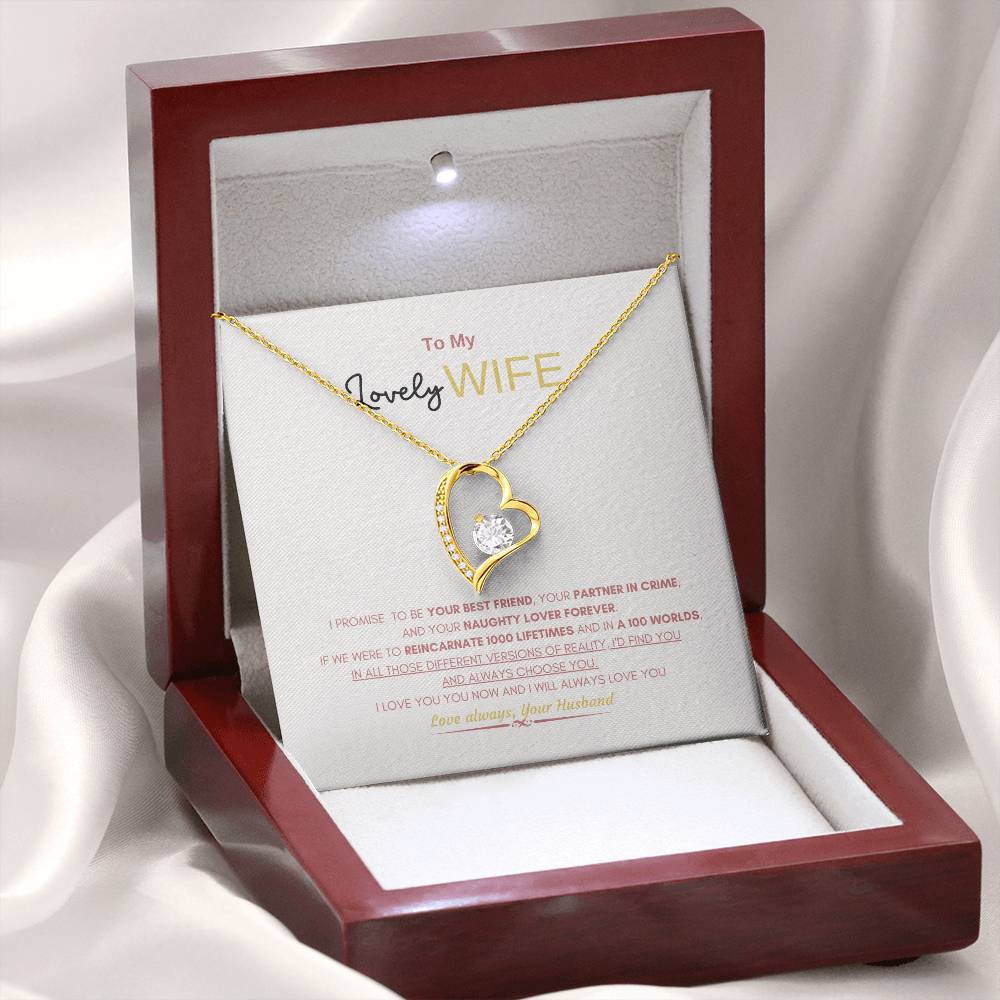 My Lovely wife Necklace | Gift Necklace for Wife | Forever Love Necklace | Best gift for Wife