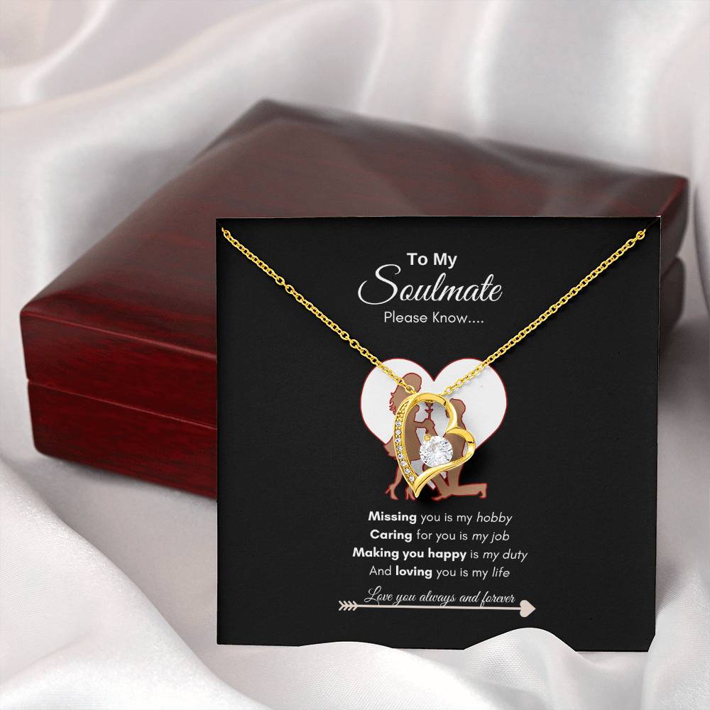 Soulmate for Life Necklace | Best gift for Wife | Forever Love Necklace