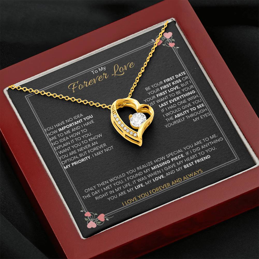 To My Forever Love | Forever Love  Necklace | Best Gift for Soulmate | Best Gift for Spouse | Best Gift for Marriage Anniversary | Best Gift for Lovers 👩‍❤️‍👨🥰