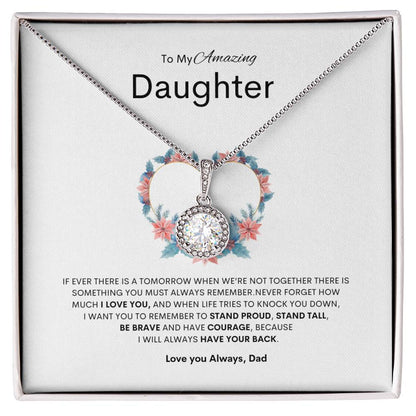 To My Amazing Daughter |Eternal Hope Necklace | Best gift for daughter | Best gift for daughters birthday | Best gift for daughters graduation | Best gift from Dad ❤️ 👨‍👧