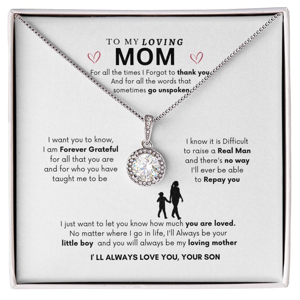 Eternal Love Necklace | Gift for Mom | Gift From Son |