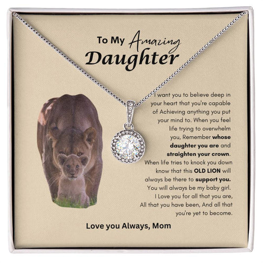 Mothers Eternal Love Necklace | Gift for Daughter | Eternal Hope Necklace