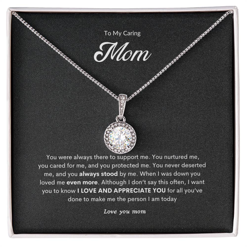 Cherish Heart Necklace  | Best Necklace for Mom | Best Gift for Mothers day | Best Gift from Son | Best Jewelry gift for Mom | Best Heart felt gift for mom