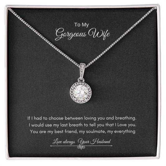 To My Gorgeous Wife | Eternal Hope  Necklace | Best Gift for Wife | Best Gift for Soulmate | Best Gift for Marriage Anniversary | Best Gift for Lovers 👩‍❤️‍👨🥰