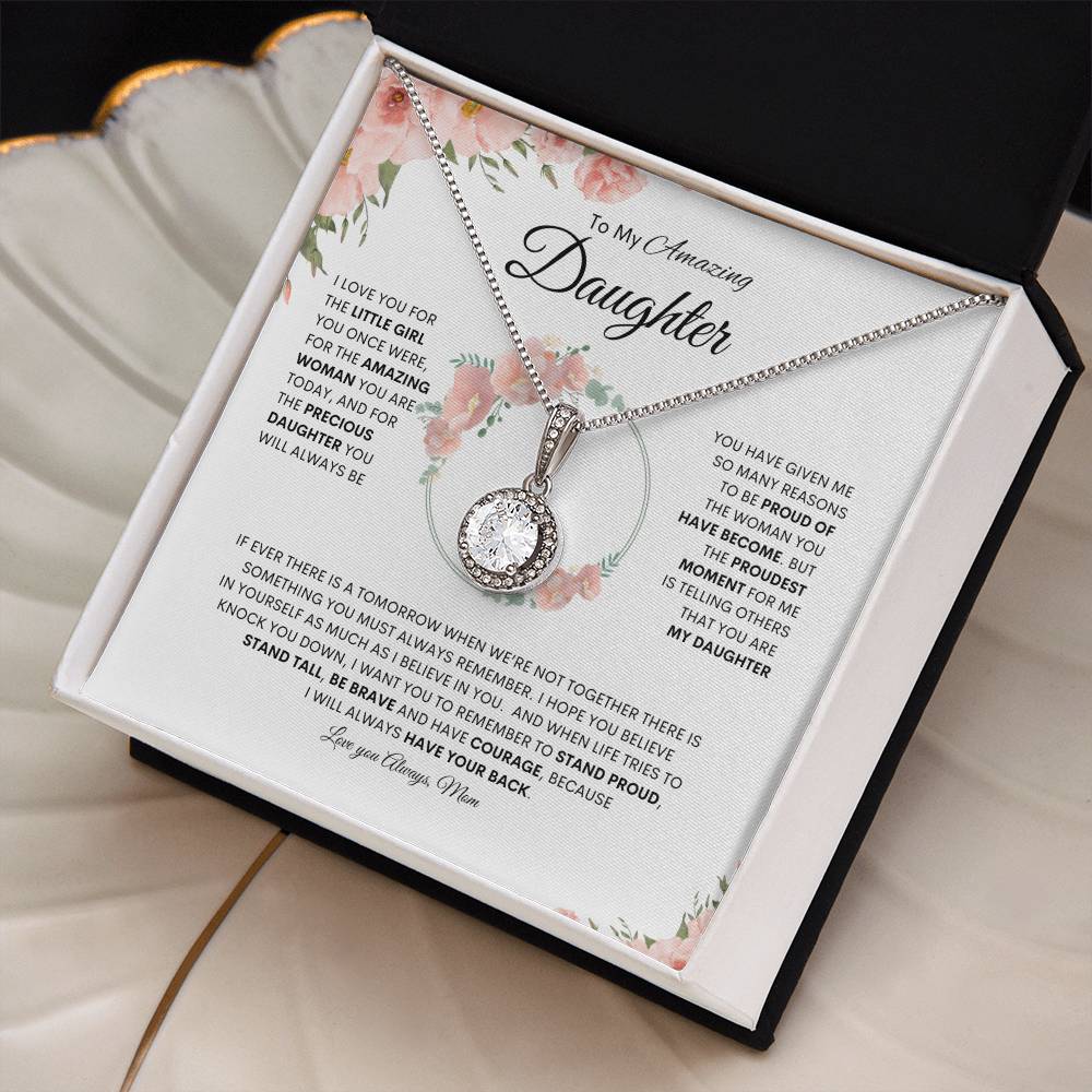 To Amazing My Daughter | Eternal Hope  Necklace | Best gift for daughter | Best gift for daughters birthday | Best gift for daughters graduation | Best gift from Mom 👩‍👧❤️