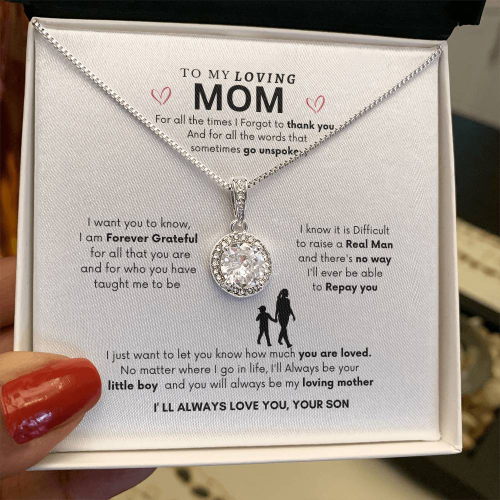 Eternal Love Necklace | Gift for Mom | Gift From Son |