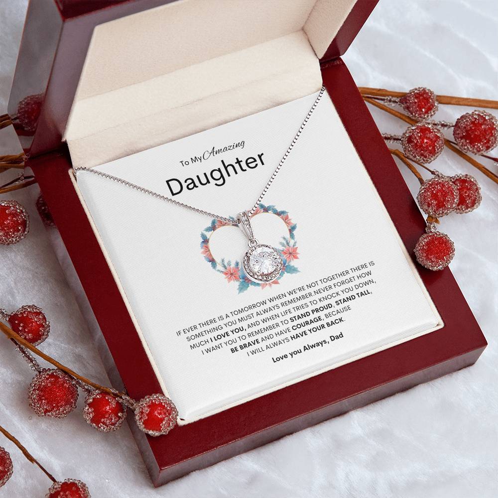 To My Amazing Daughter |Eternal Hope Necklace | Best gift for daughter | Best gift for daughters birthday | Best gift for daughters graduation | Best gift from Dad ❤️ 👨‍👧