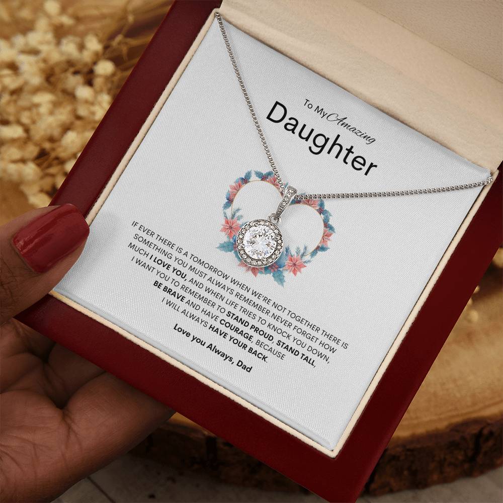 To My Amazing Daughter |Eternal Hope Necklace | Best gift for daughter | Best gift for daughters birthday | Best gift for daughters graduation | Best gift from Dad ❤️ 👨‍👧