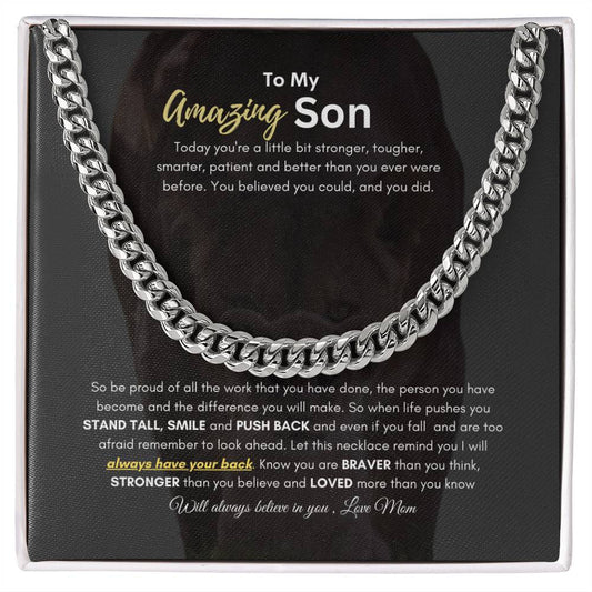 Amazing Son Cuban Link | Cuban Link Chain | Chain Gift for Son