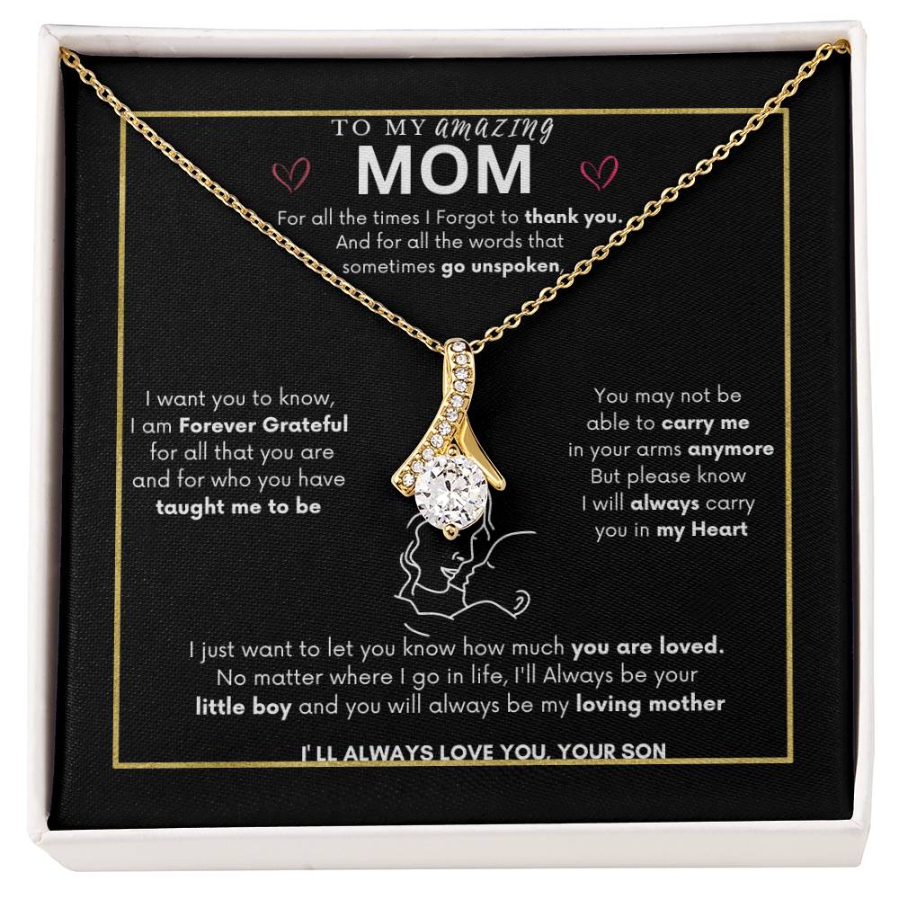 Enduring Love Necklace | Necklace for Mom | Best Gift for Mom | Best gift from Son | Alluring Beauty Necklace