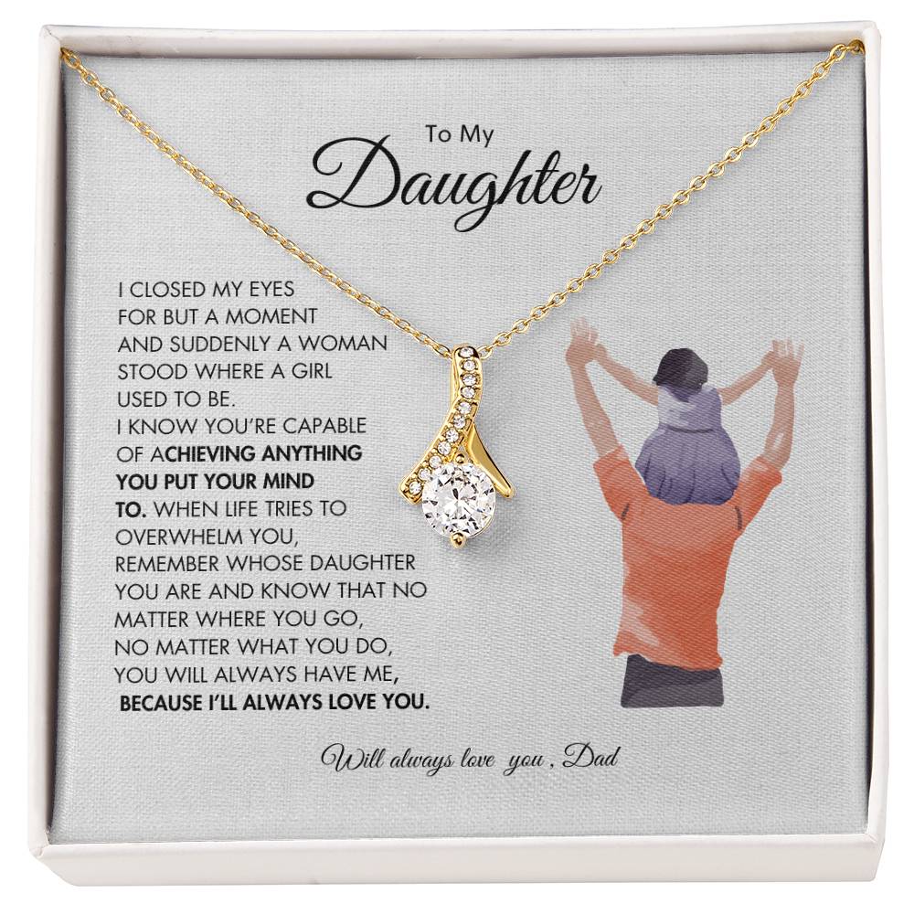 A Fathers Promise Necklace | Best gift for Daughter | Best gift for daughters birthday | Best gift for graduation | Best Jewelry gift for daughter