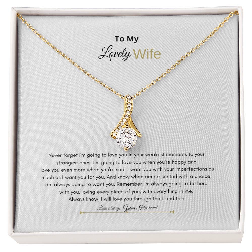 Forever Alluring Wife | Gift for Wife | Alluring Beauty Necklace