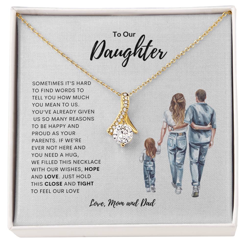 Parent s Love Necklace Best gift for daughter Gift from parents Lovedonesgiftshop