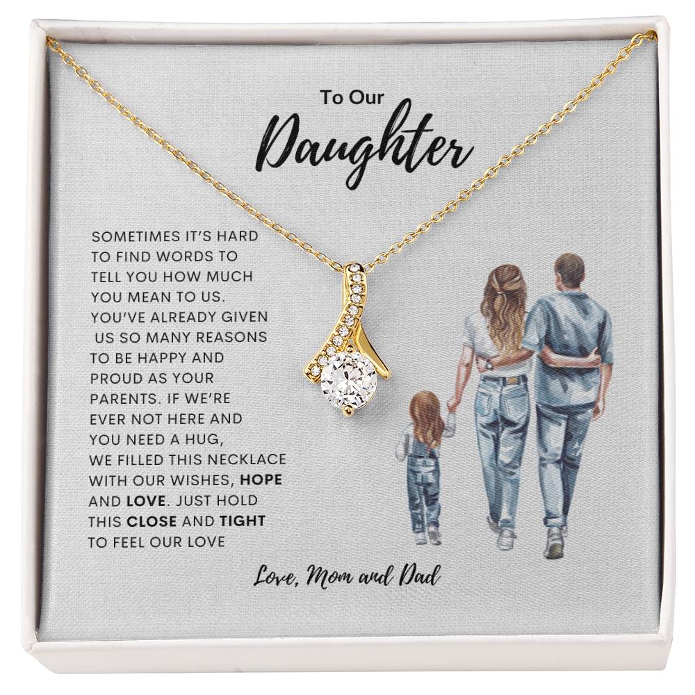 Parent's Love Necklace | Best gift for daughter | Gift from parents | Gift for daughters' birthday | Gift for daughters' graduation