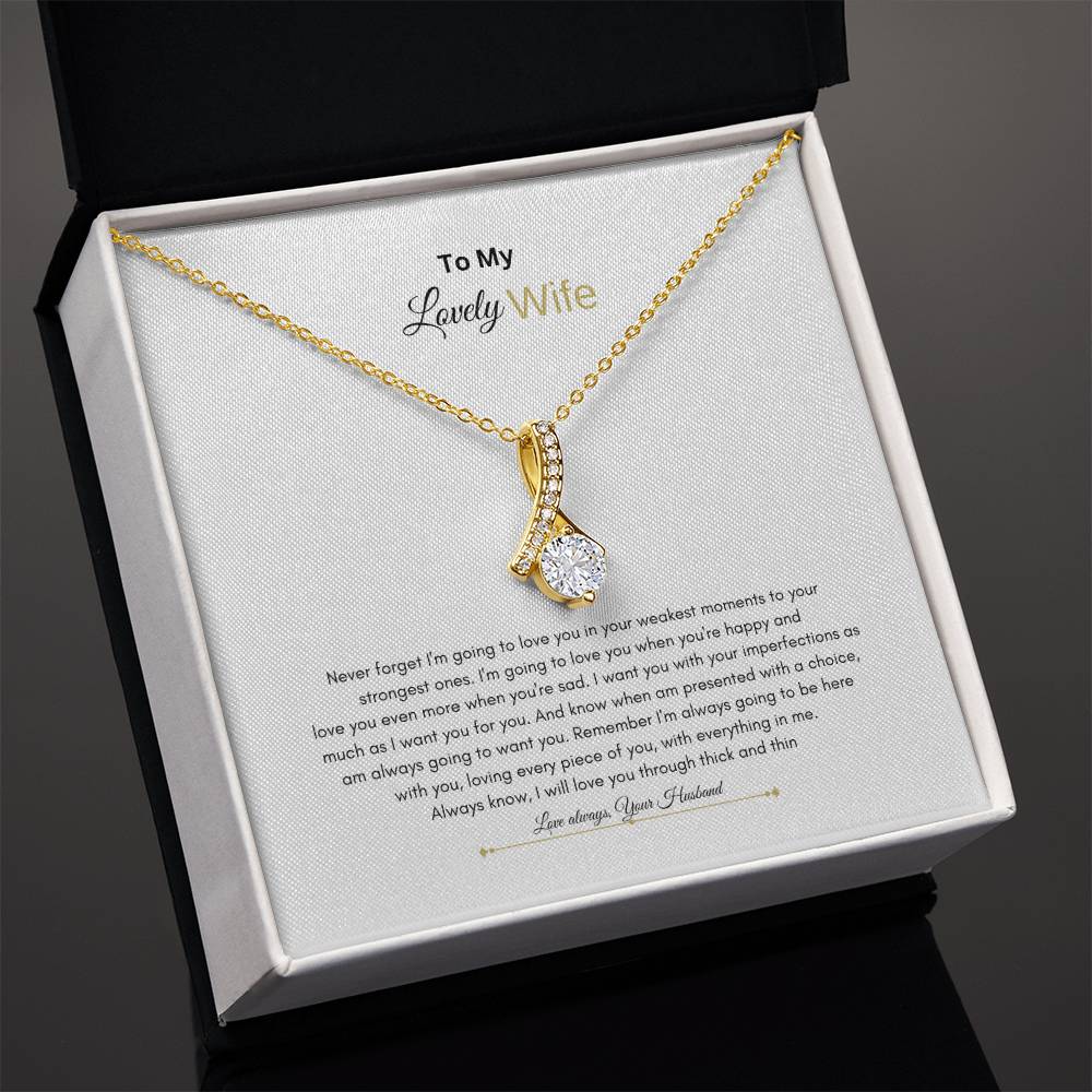 Forever Alluring Wife | Gift for Wife | Alluring Beauty Necklace