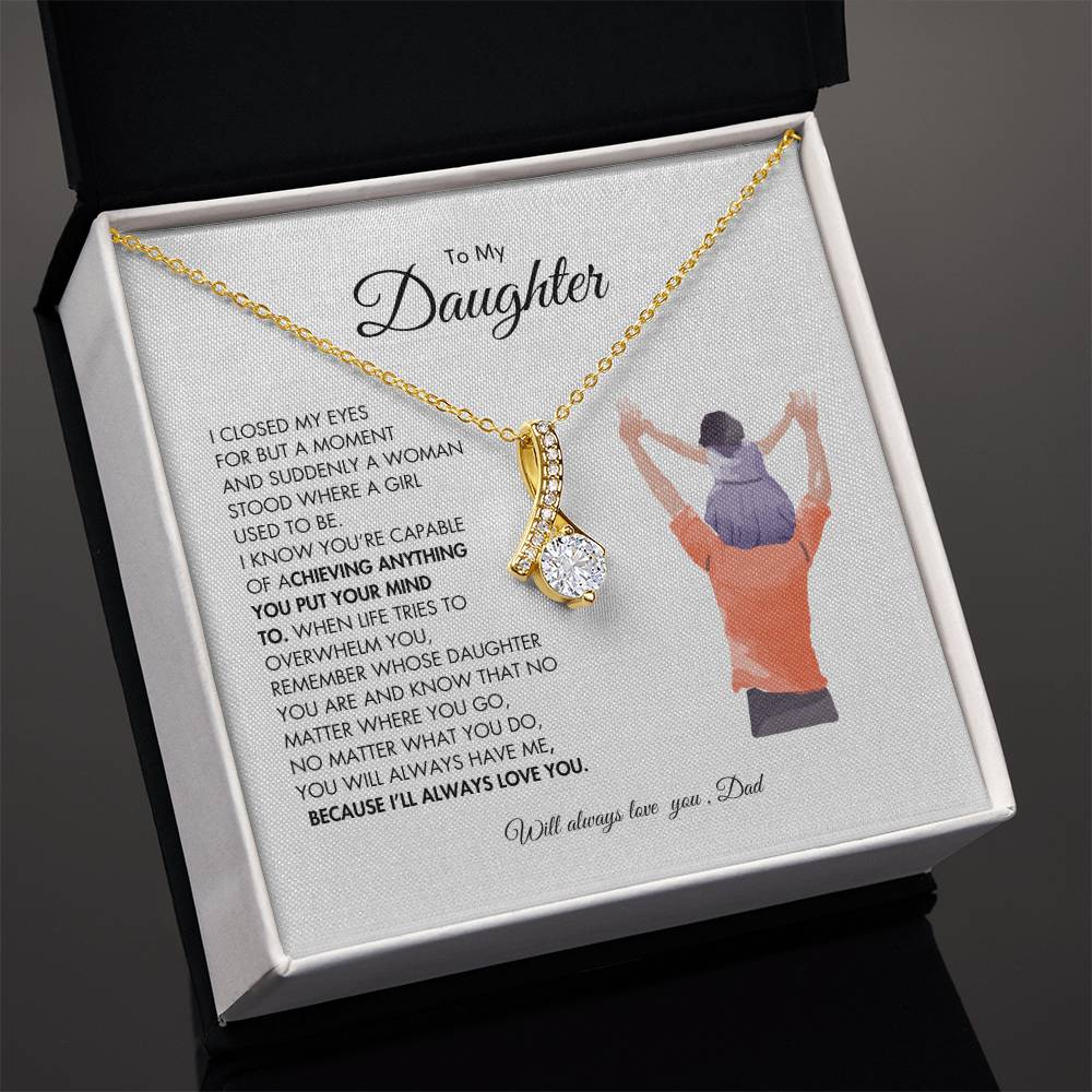 A Fathers Promise Necklace | Best gift for Daughter | Best gift for daughters birthday | Best gift for graduation | Best Jewelry gift for daughter