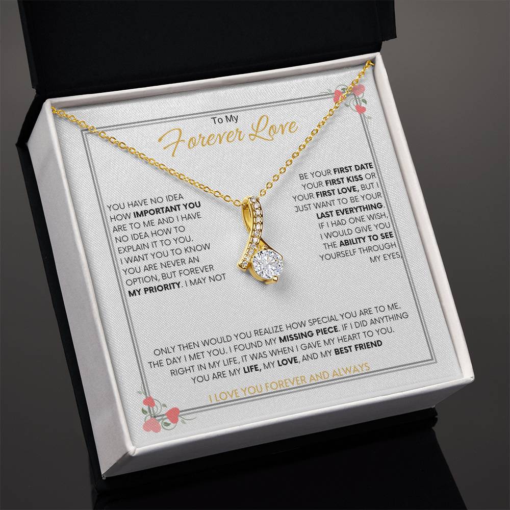 To My Forever Love | Alluring Beauty  Necklace | Best Gift for Soulmate | Best Gift for Spouse | Best Gift for Marriage Anniversary | Best Gift for Lovers 👩‍❤️‍👨🥰