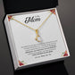Selfless Mom Necklace | Best Gift for Mom | Best gift for Mothers day | Best Jewelry gift from Son | Best gift to appreciate Mom