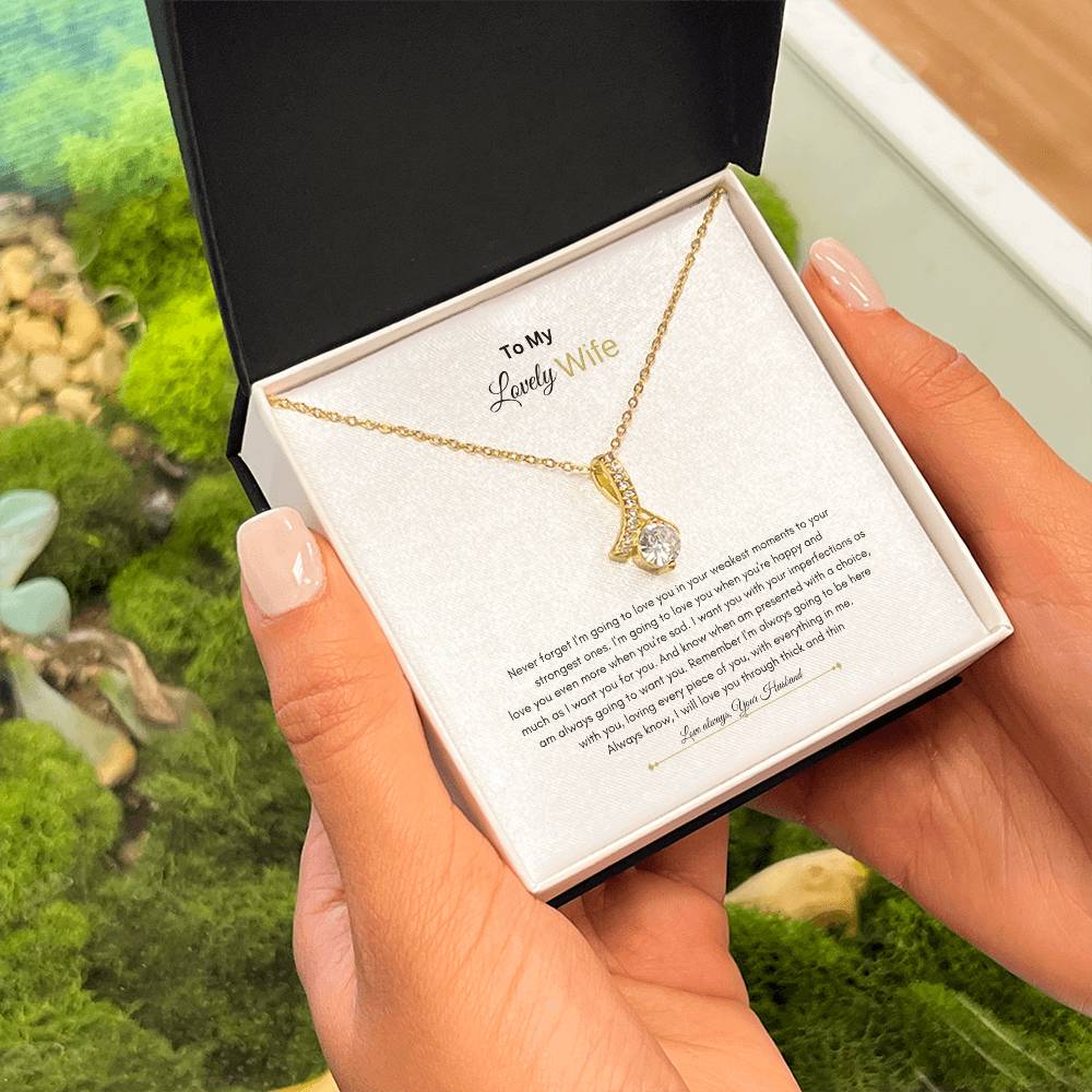 Forever Alluring Wife | Gift for Wife | Alluring Beauty Necklace