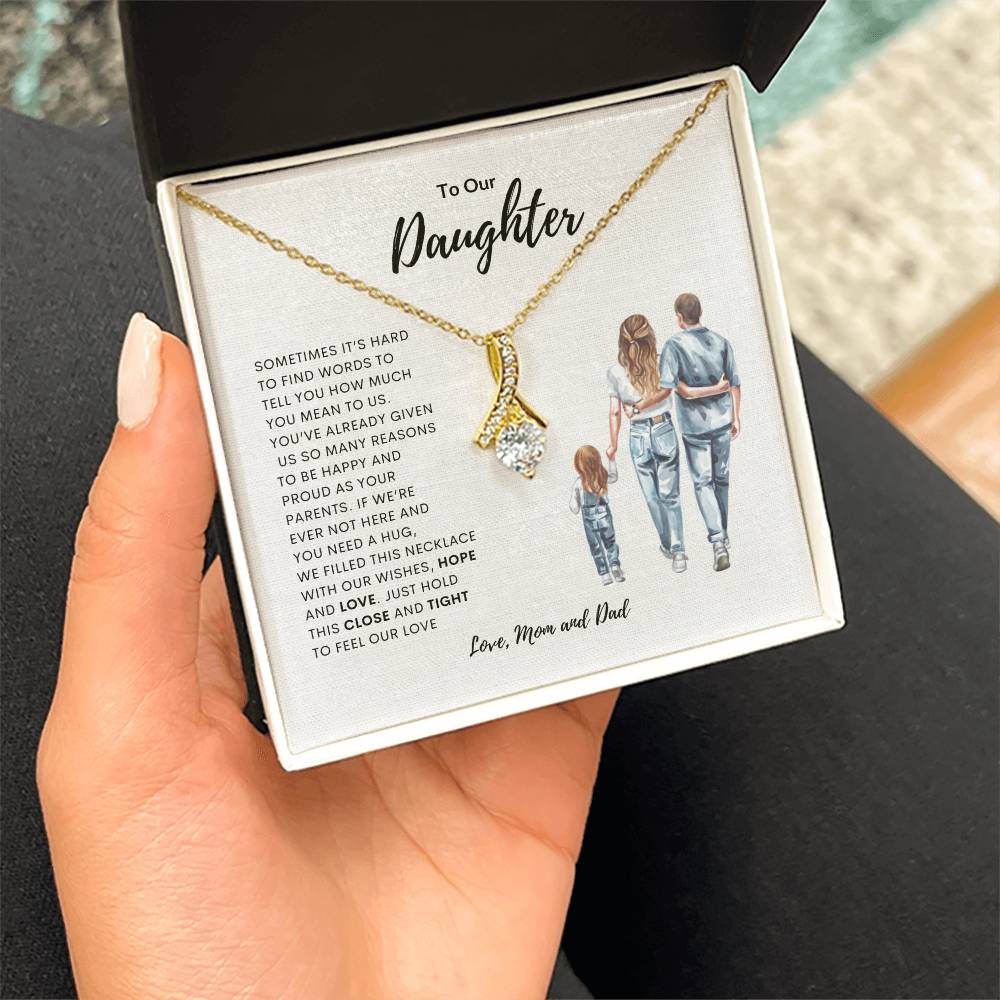 Parent's Love Necklace | Best gift for daughter | Gift from parents | Gift for daughters' birthday | Gift for daughters' graduation