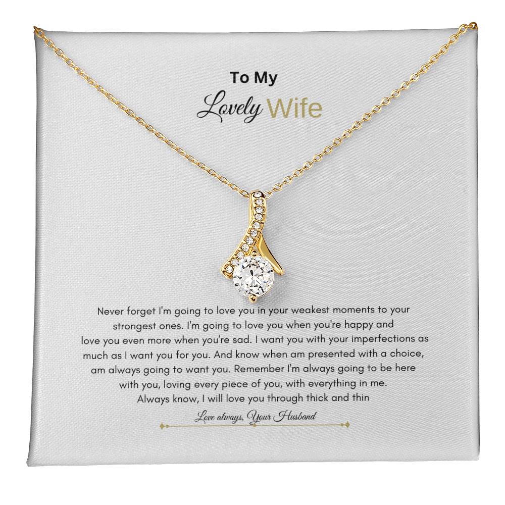 Forever Alluring Wife | Gift for Wife | Alluring Beauty Necklace