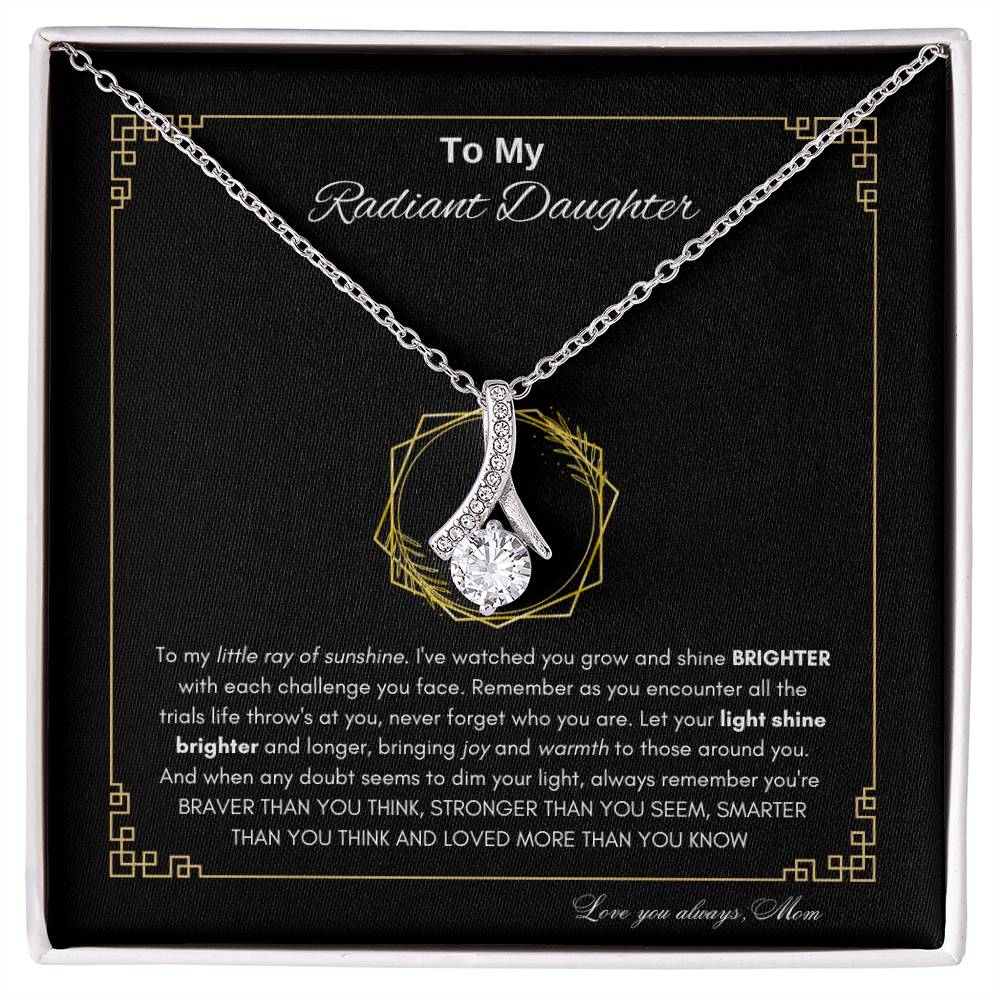 Radiant Beauty Necklace | Radiant Beauty Necklace for daughter | Gift from Mom to daughter