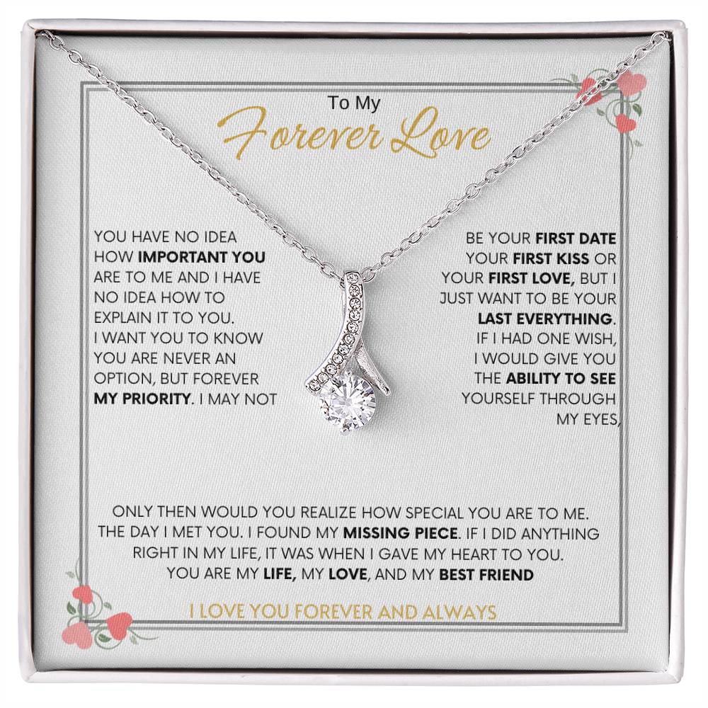 To My Forever Love | Alluring Beauty  Necklace | Best Gift for Soulmate | Best Gift for Spouse | Best Gift for Marriage Anniversary | Best Gift for Lovers 👩‍❤️‍👨🥰