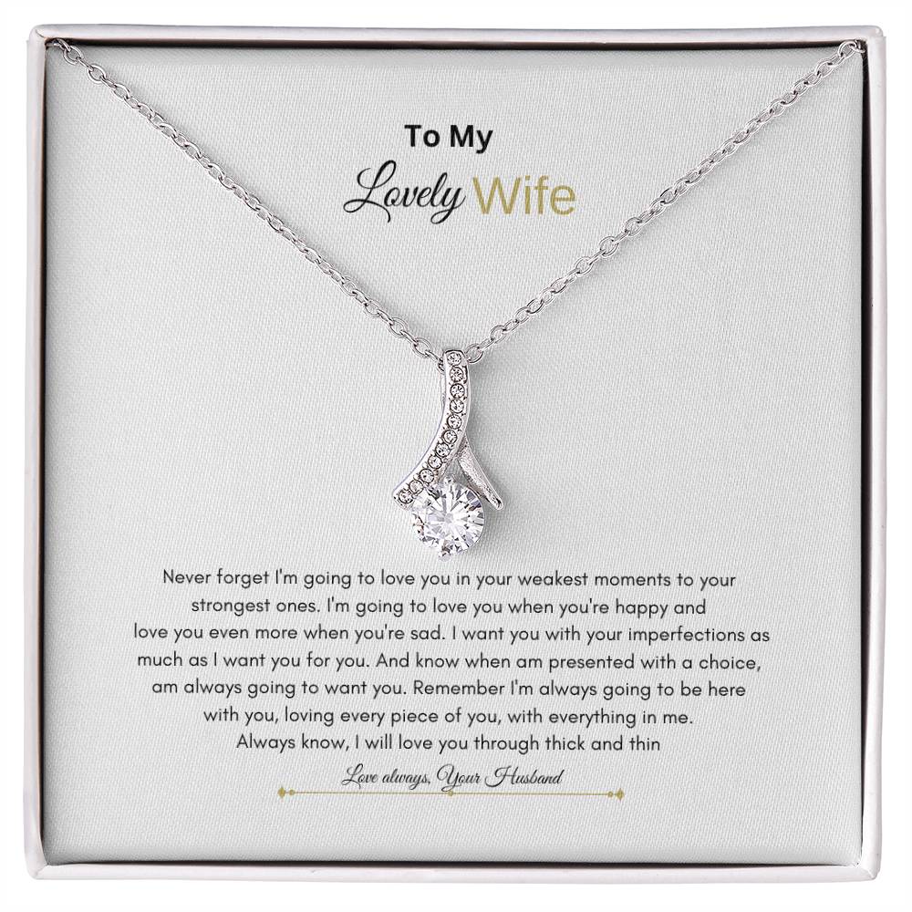 Forever Alluring Wife | Gift for Wife | Alluring Beauty Necklace