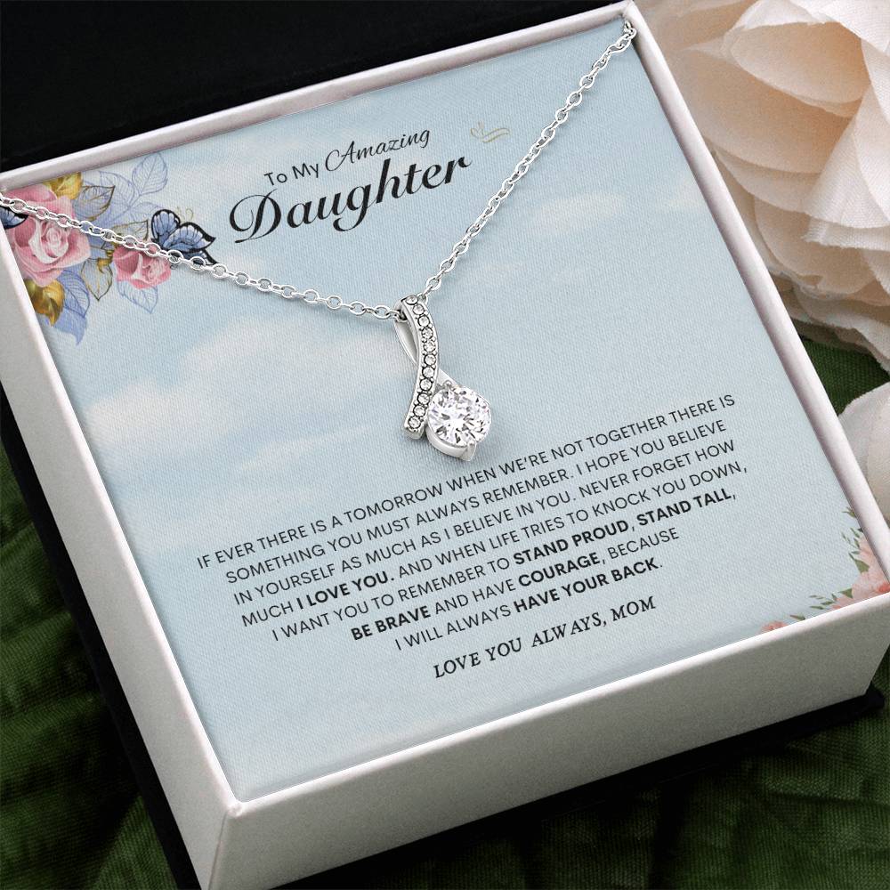 To My Amazing  Daughter | Alluring Beauty Necklace | Best gift for daughter | Best gift for daughters birthday | Best gift for daughters graduation | Best gift from Mom 👩‍👧