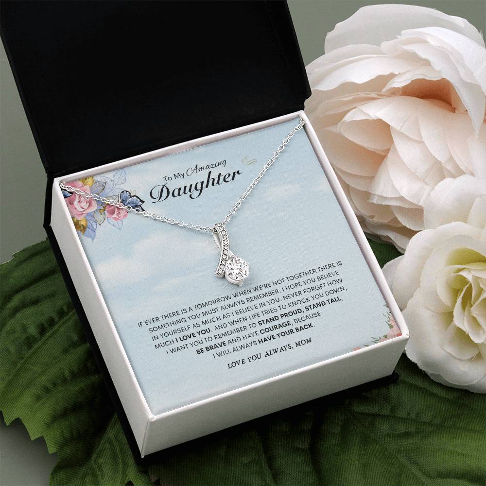 To My Amazing  Daughter | Alluring Beauty Necklace | Best gift for daughter | Best gift for daughters birthday | Best gift for daughters graduation | Best gift from Mom 👩‍👧