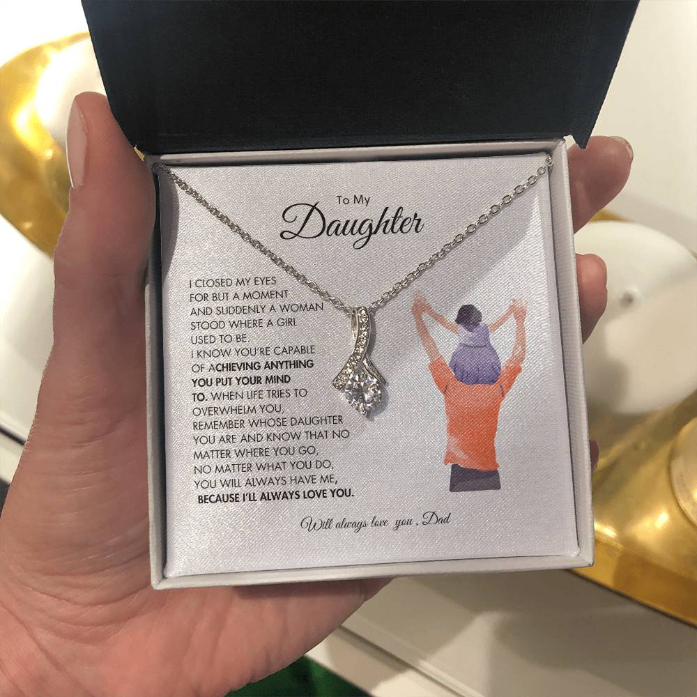 A Fathers Promise Necklace | Best gift for Daughter | Best gift for daughters birthday | Best gift for graduation | Best Jewelry gift for daughter