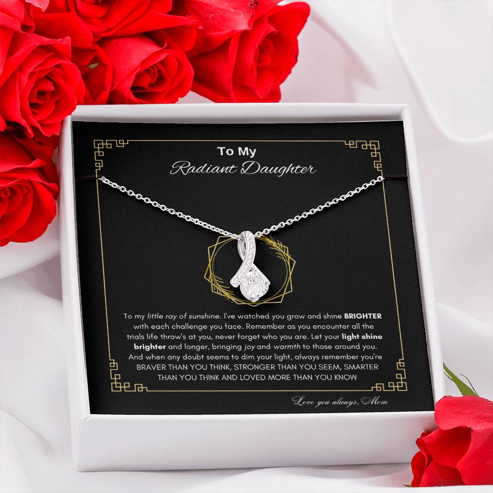 Radiant Beauty Necklace | Radiant Beauty Necklace for daughter | Gift from Mom to daughter