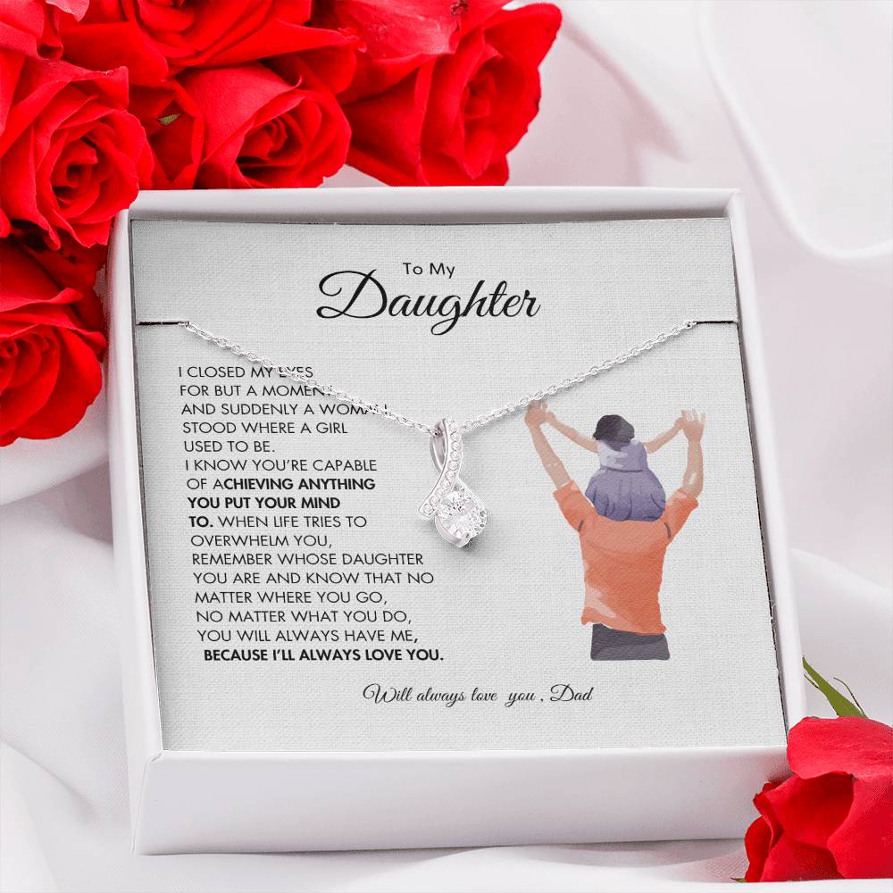 A Fathers Promise Necklace | Best gift for Daughter | Best gift for daughters birthday | Best gift for graduation | Best Jewelry gift for daughter