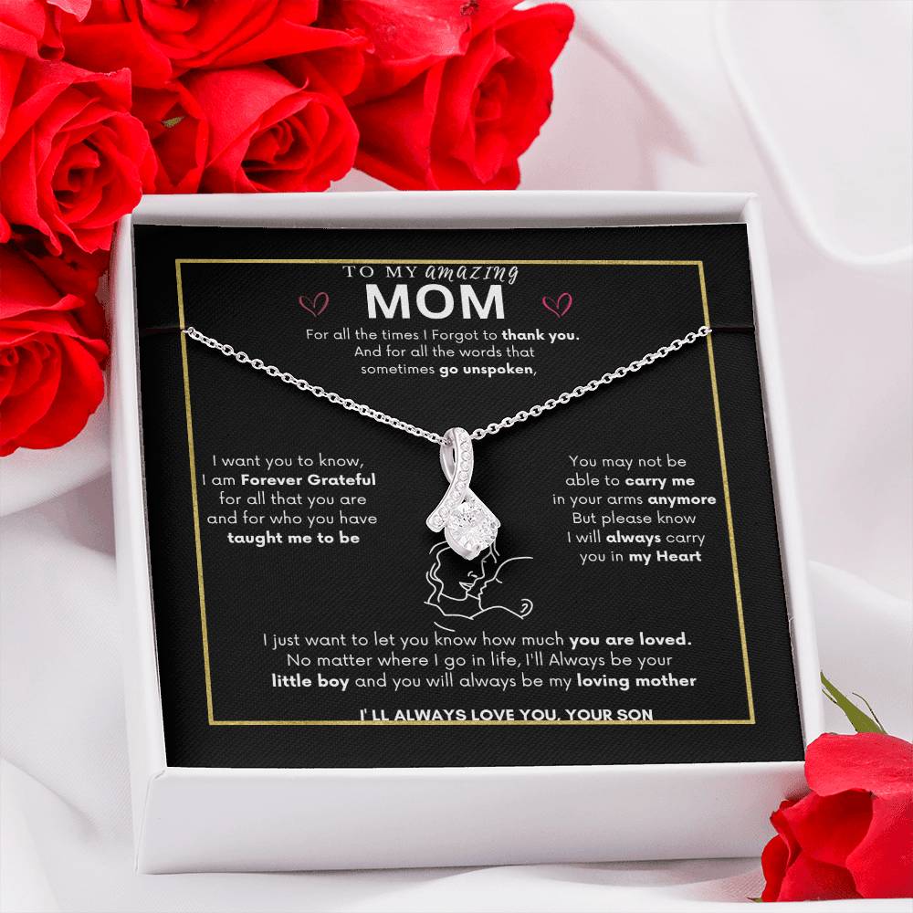 Enduring Love Necklace | Necklace for Mom | Best Gift for Mom | Best gift from Son | Alluring Beauty Necklace