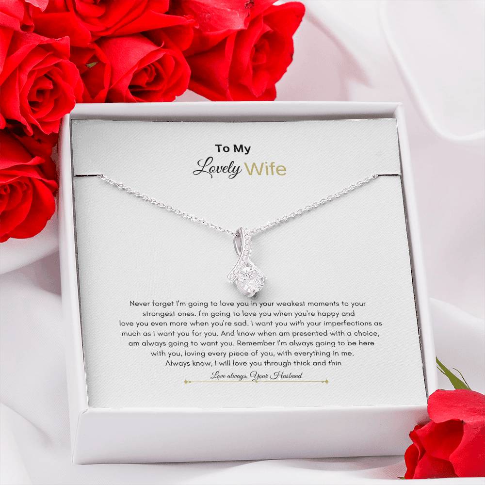 Forever Alluring Wife | Gift for Wife | Alluring Beauty Necklace