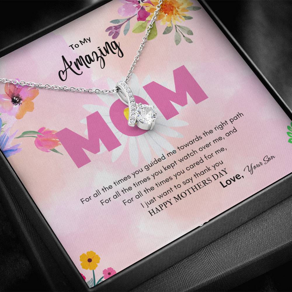 Mothers Love Necklace | Best Gift for Mothers Day | Best Gift from Son | Best Jewelry Gift for Moms | Best Gift for Mothers Day