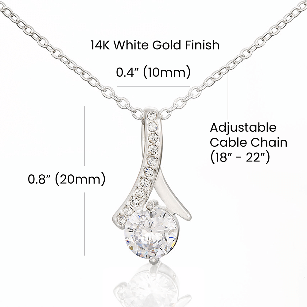 Luckiest one Necklace | Best gift for Soulmate | Best Necklace gift for Wife | Alluring Beauty Necklace