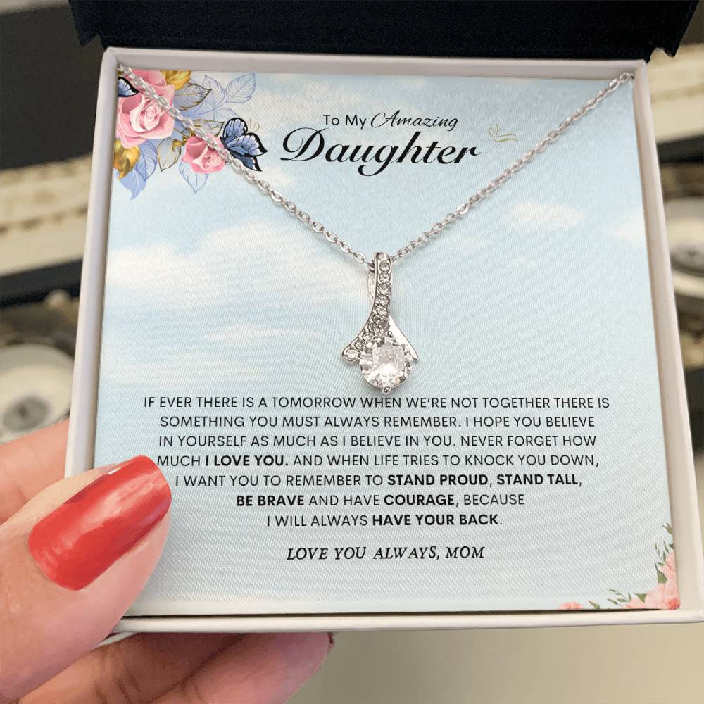 To My Amazing  Daughter | Alluring Beauty Necklace | Best gift for daughter | Best gift for daughters birthday | Best gift for daughters graduation | Best gift from Mom 👩‍👧